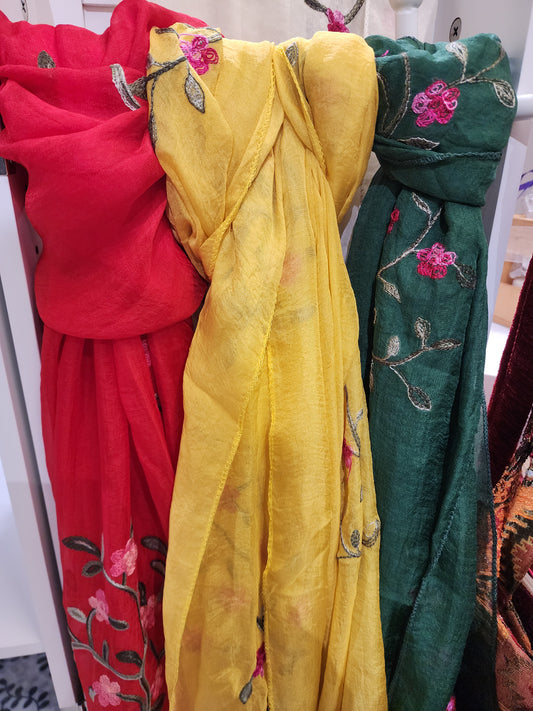 Floral scarf for women