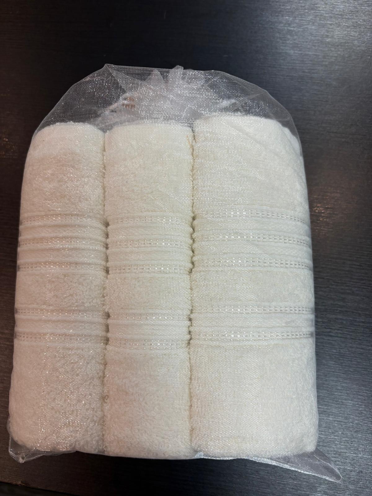 Set of 3 small Turkish cotton towels